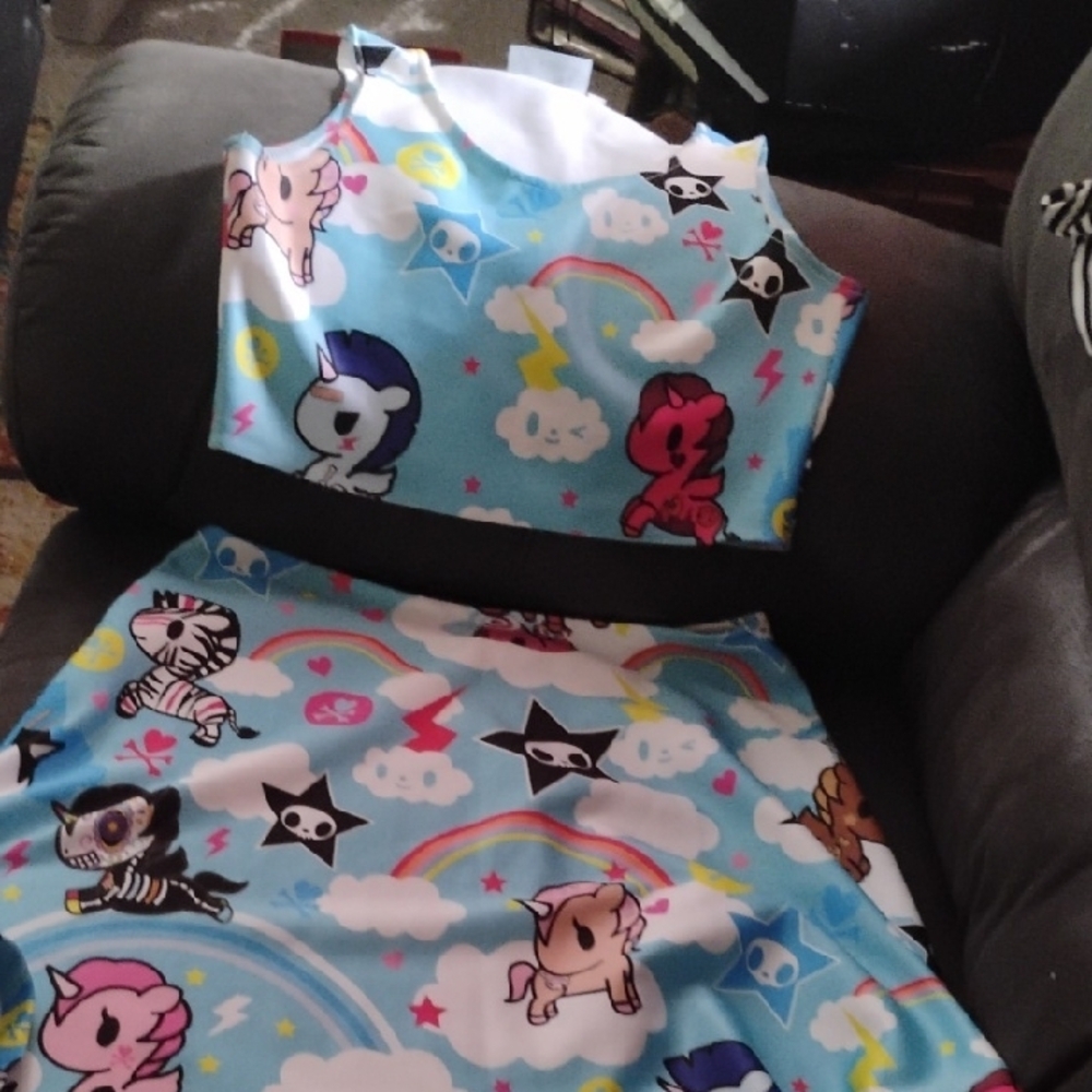 tokidoki Japan LA White and Blue Tag